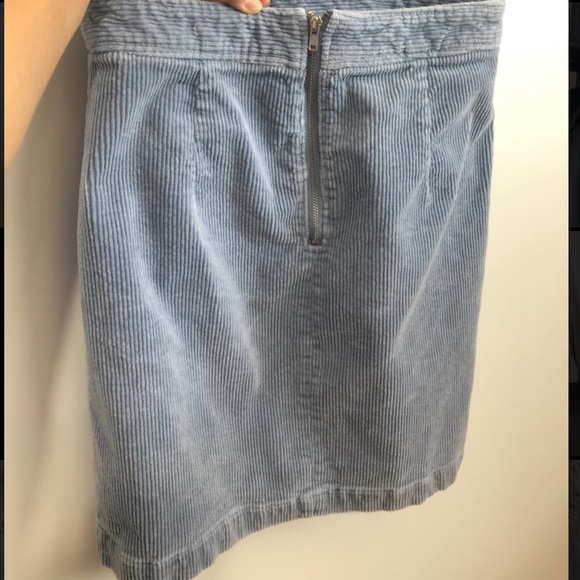 Forever21 Corduroy Baby Blue Overall Dress - Picture 4 of 5